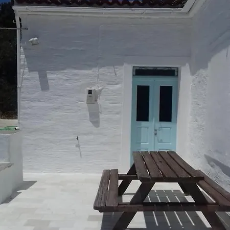 Old Traditional Village House Overlooking Chora Lamira