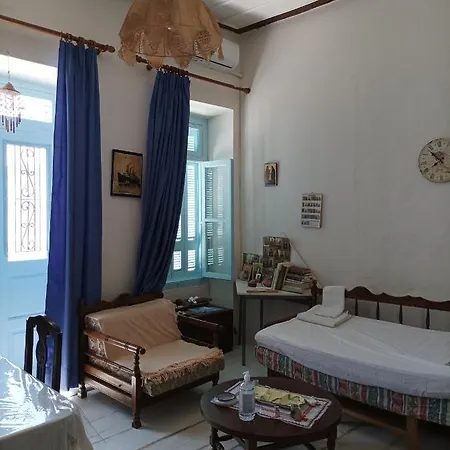 Old Traditional Village House Overlooking Chora Lamira