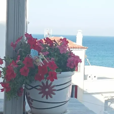 Old Traditional Village House Overlooking Chora Lamira
